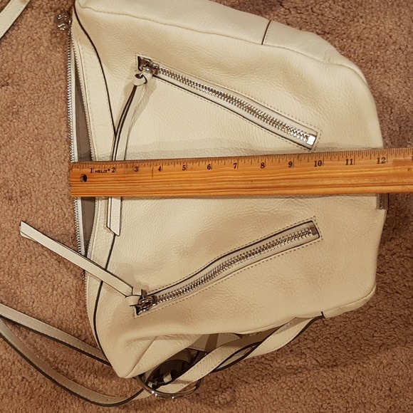 Vince Camuto White and Silver Shoulder Bag/Backpack - Picture 13 of 15